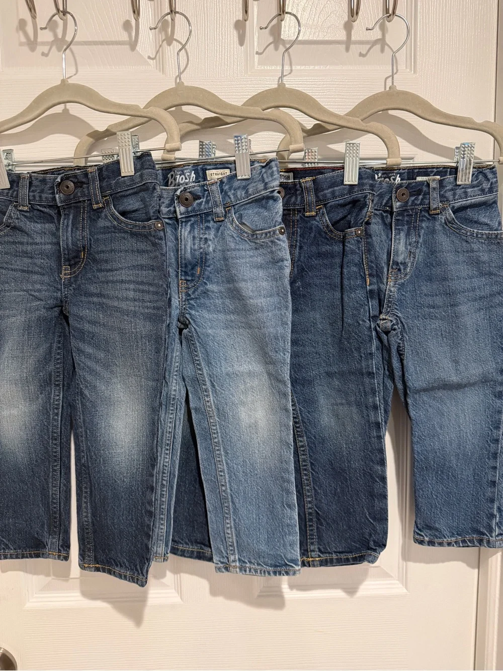 Lot of 4 Carter’s OshKosh Toddler Boys Jeans Bundle 2T 24M 4 Pair Denim Pants